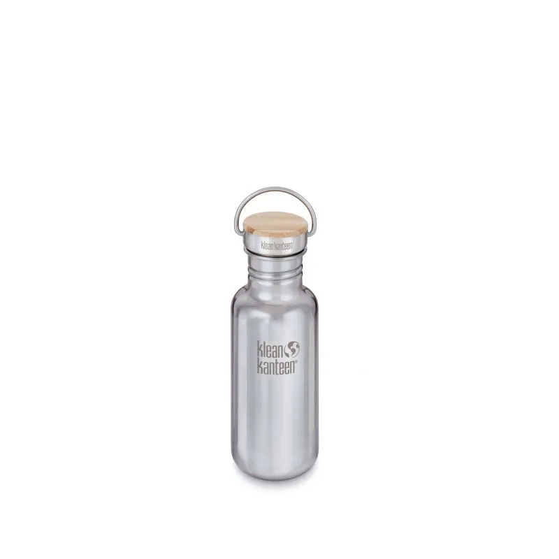 Klean Kanteen Reflect Narrow 18oz (540 ml) - Bamboo Cap - Gourde isotherme | Hardloop