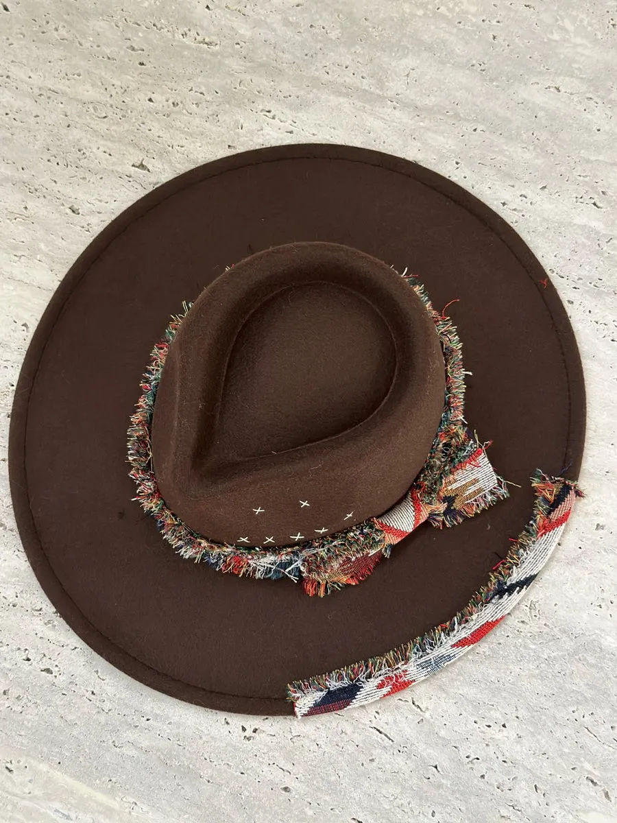 Le chapeau Tassiana marron