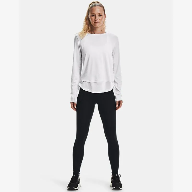 Legging long Under Armour Motion noir pour femme - 1361109-003