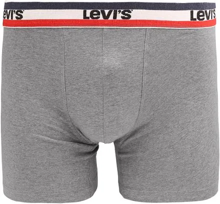 Levi's Boxer-shorts Brief Lot de 2 Marine Gris 701223908-002