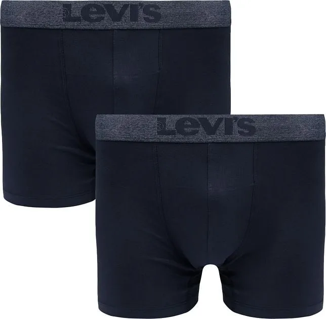 Levi's Boxer-shorts Brief Lot de 2 Marine Melange 701203923-