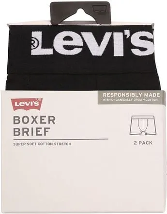 Levi's Boxer-shorts Brief Lot de 2 Noir 701222842-005 comman