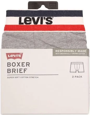 Levi's Boxer-shorts Brief Lot de 2 Noir Gris 701223908-003 c