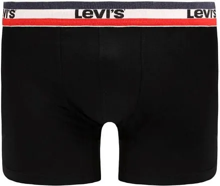 Levi's Boxer-shorts Brief Lot de 2 Noir Gris 701223908-003 c