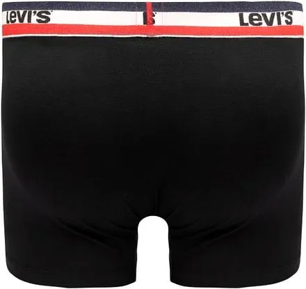 Levi's Boxer-shorts Brief Lot de 2 Noir Gris 701223908-003 c