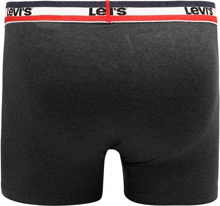 Levi's Boxer-shorts Brief Lot de 2 Rouge Gris 701223908-004 