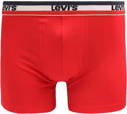 Levi's Boxer-shorts Brief Lot de 2 Rouge Gris 701223908-004 