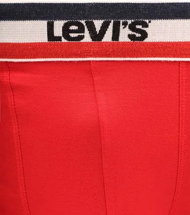 Levi's Boxer-shorts Brief Lot de 2 Rouge Gris 701223908-004 