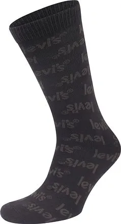 Levi's Boîte cadeau de 4 paires de chaussettes Noir 7012246