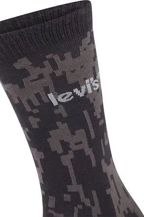 Levi's Boîte cadeau de 4 paires de chaussettes Noir 7012246