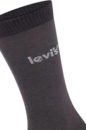 Levi's Boîte cadeau de 4 paires de chaussettes Noir 7012246