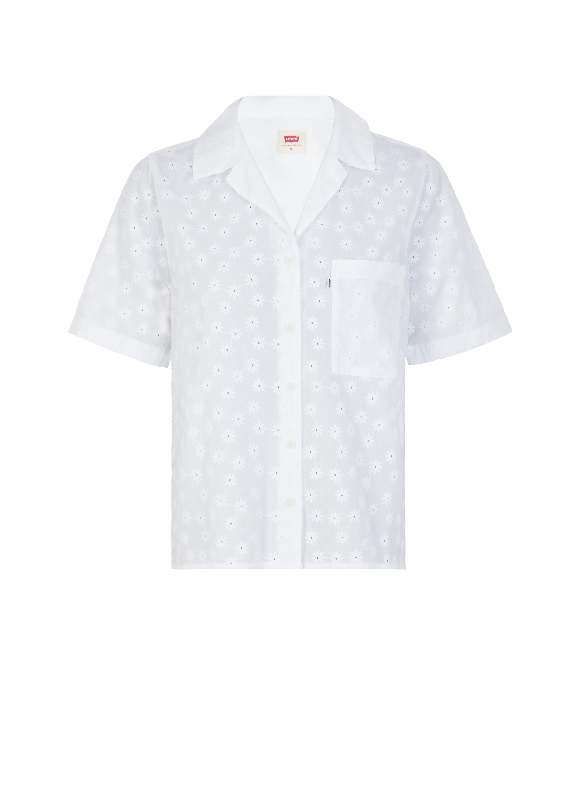 LEVI'S  Chemise à fleurs en coton - Noir