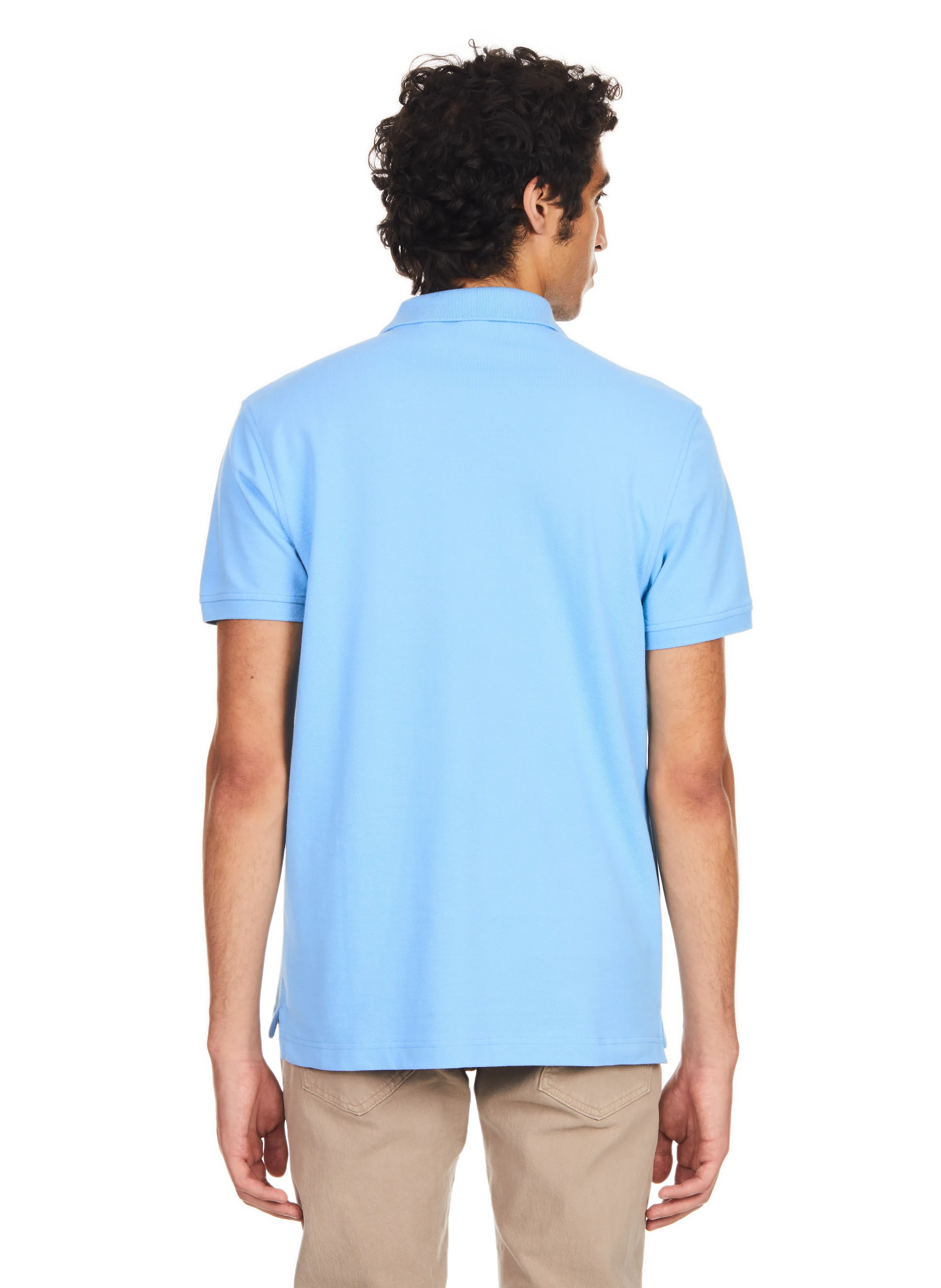 LEVI'S  Polo uni piqué en coton - Bleu