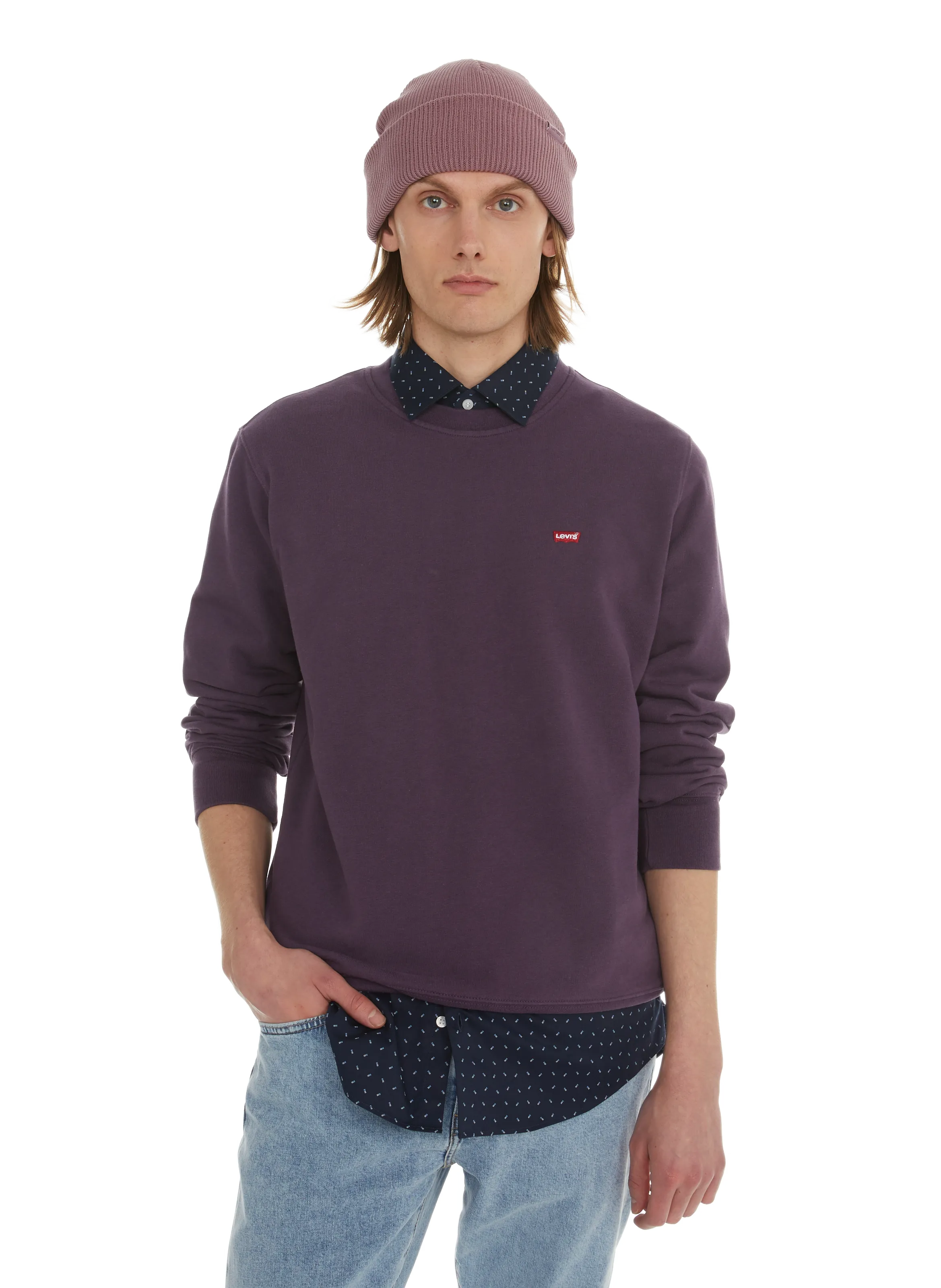 LEVI'S  Sweat en coton - Violet