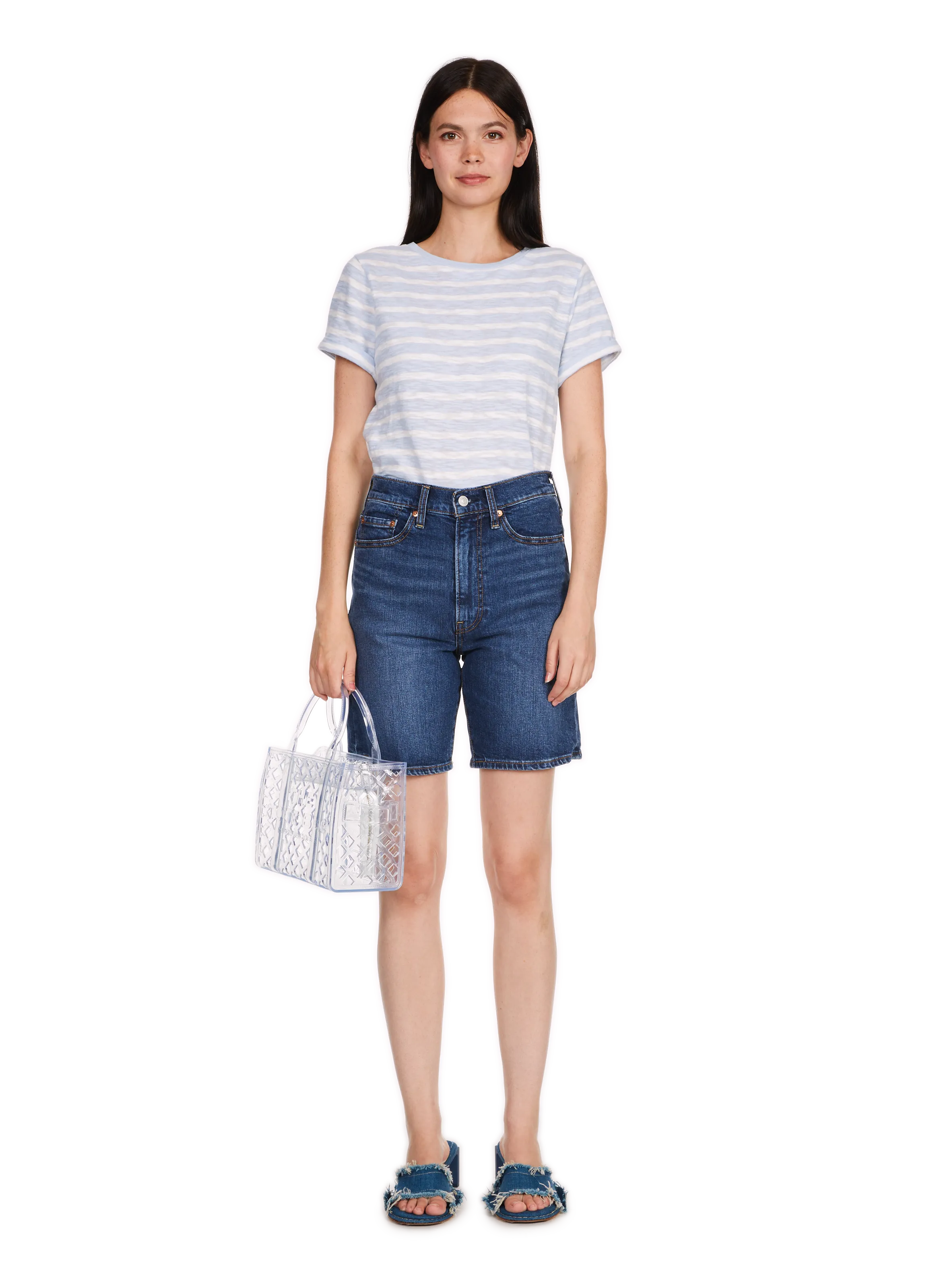 LEVI'S  T-shirt en coton  - Bleu