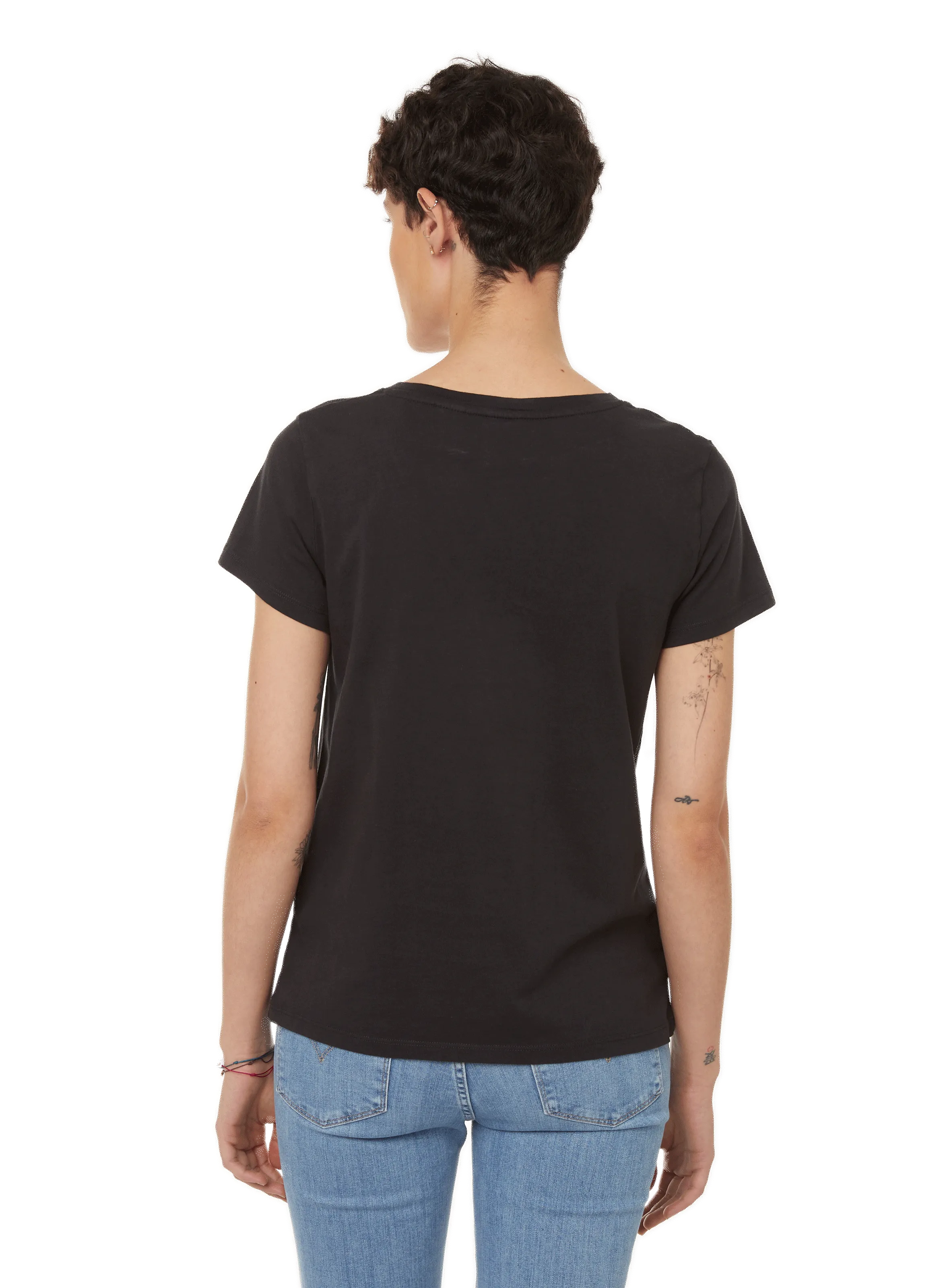 LEVI'S  T-shirt en jersey de coton - Noir