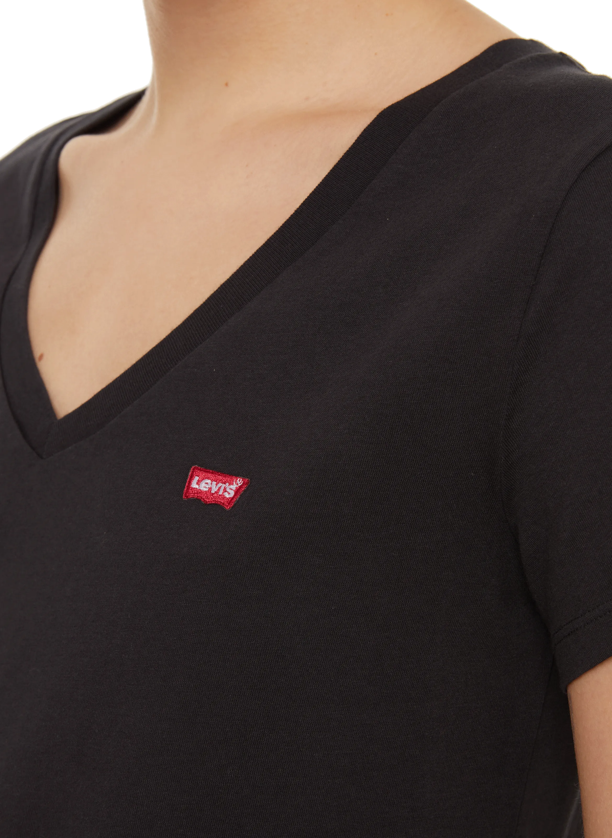 LEVI'S  T-shirt en jersey de coton - Noir