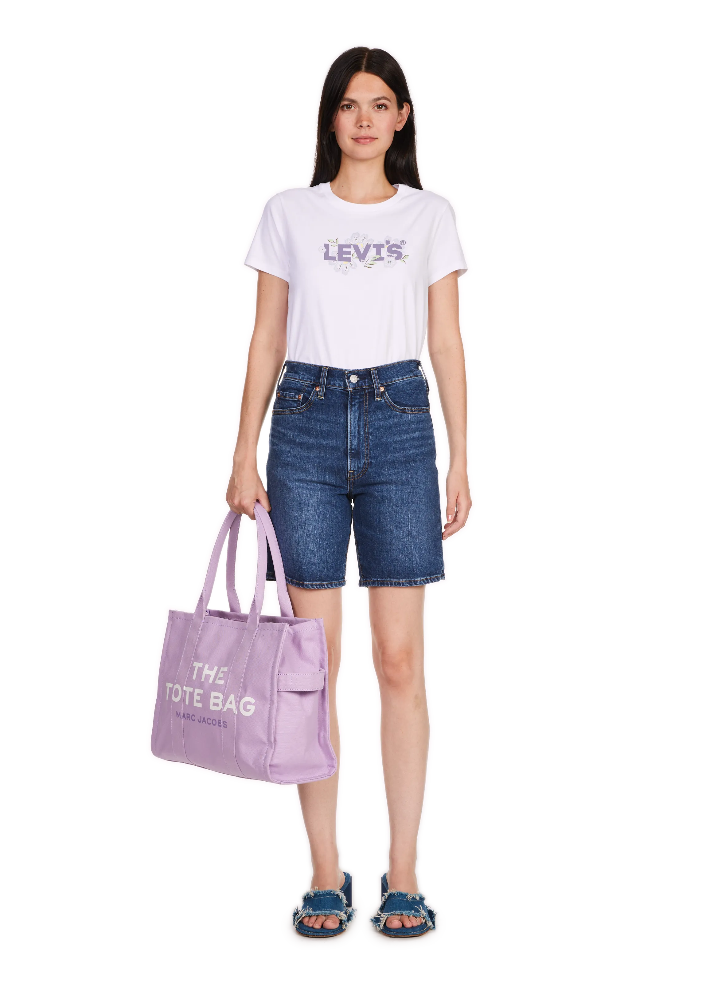 LEVI'S  T-shirt imprimé en coton  - Blanc