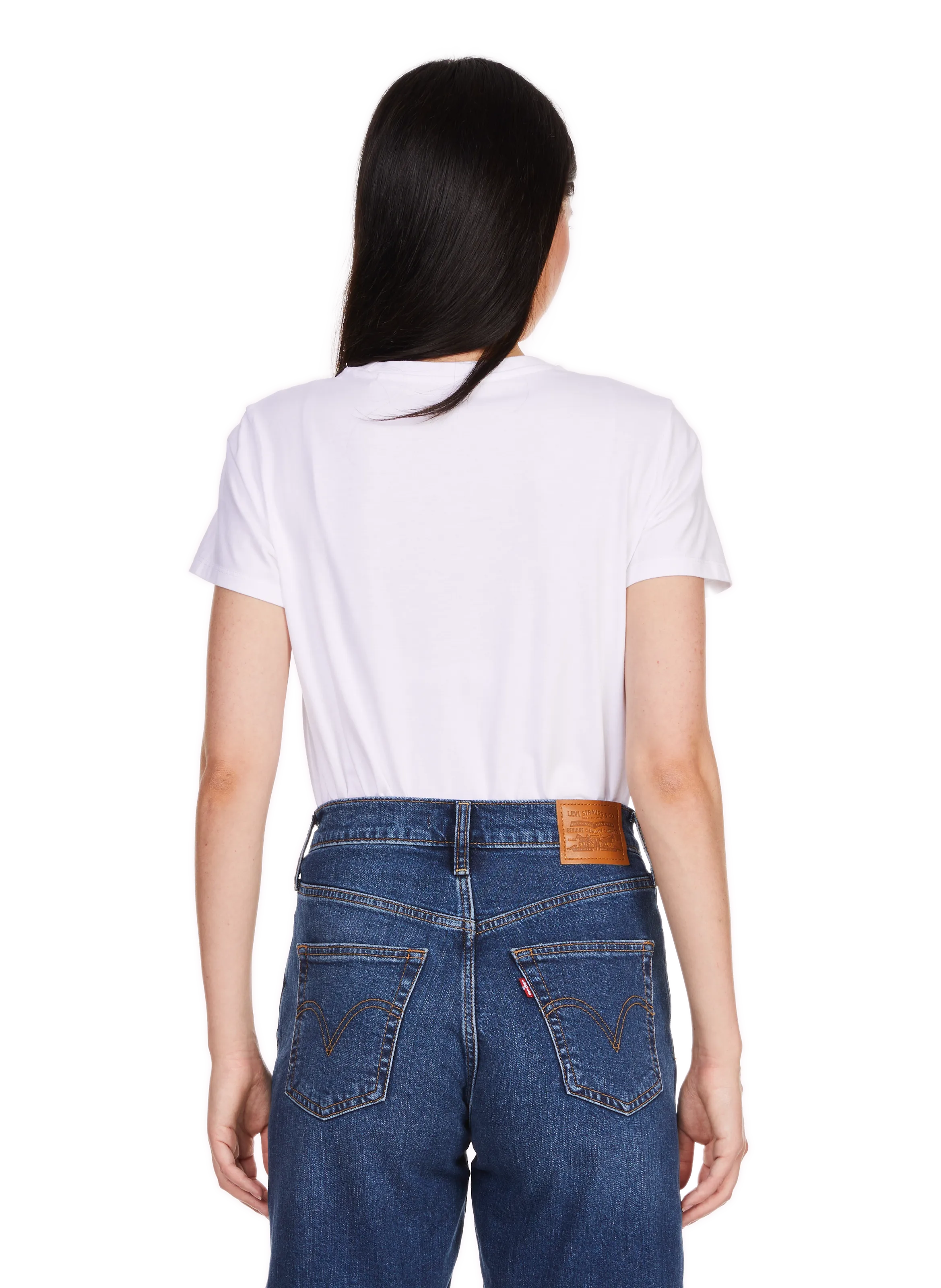 LEVI'S  T-shirt imprimé en coton  - Blanc