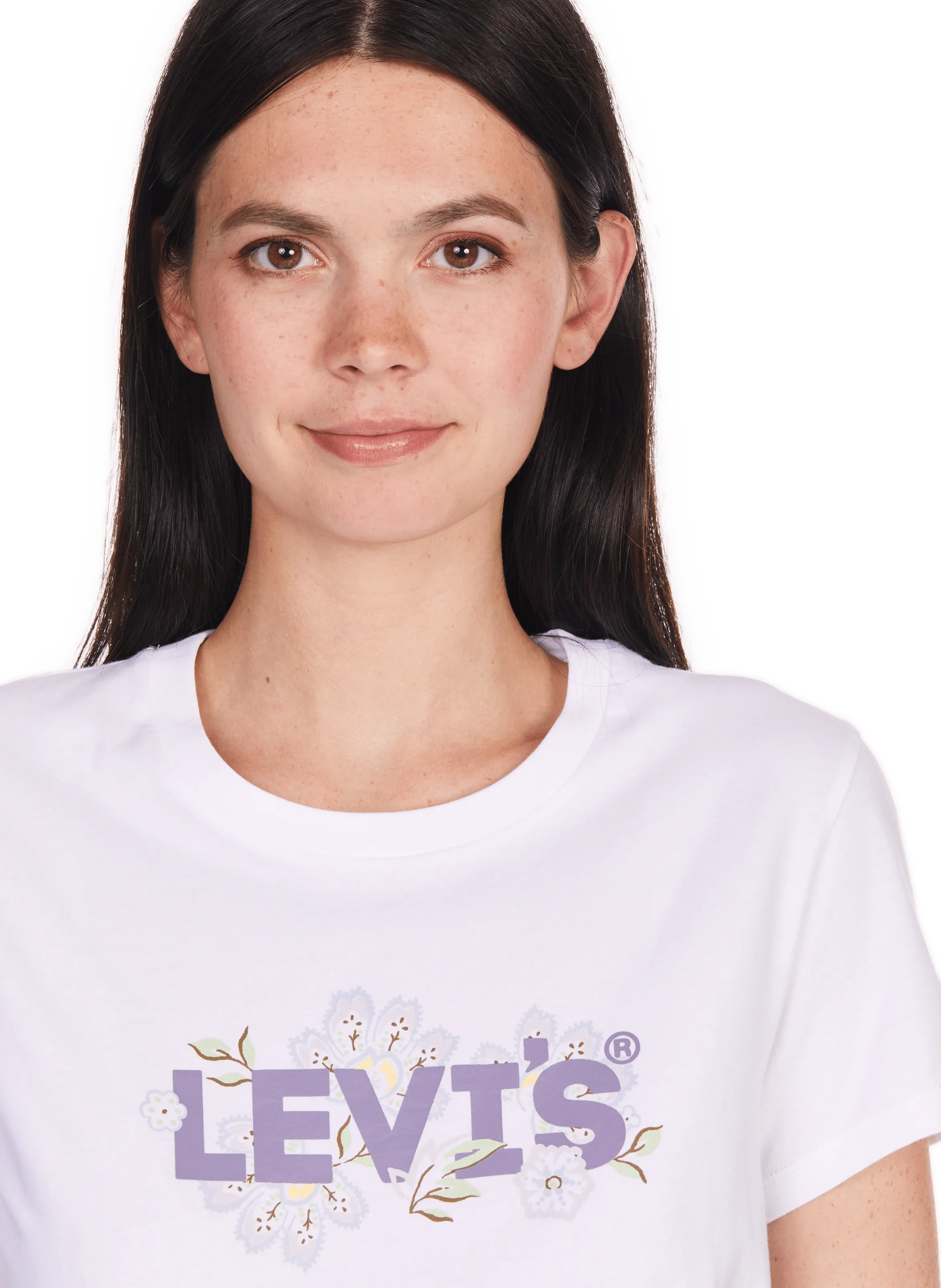 LEVI'S  T-shirt imprimé en coton  - Blanc