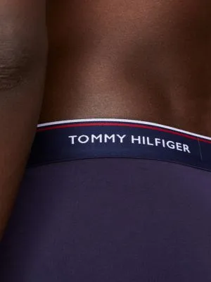 Lot de 3 boxers taille basse en coton stretch | Bleu | Tommy Hilfiger