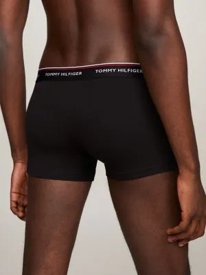 Lot de 3 boxers taille basse en coton stretch | Noir | Tommy Hilfiger