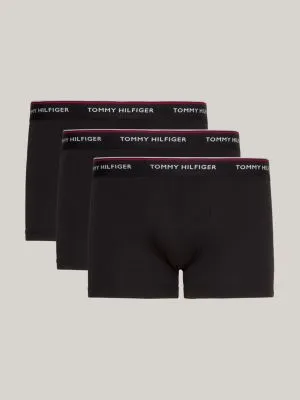 Lot de 3 boxers taille basse en coton stretch | Noir | Tommy Hilfiger