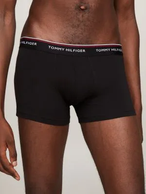 Lot de 3 boxers taille basse en coton stretch | Noir | Tommy Hilfiger