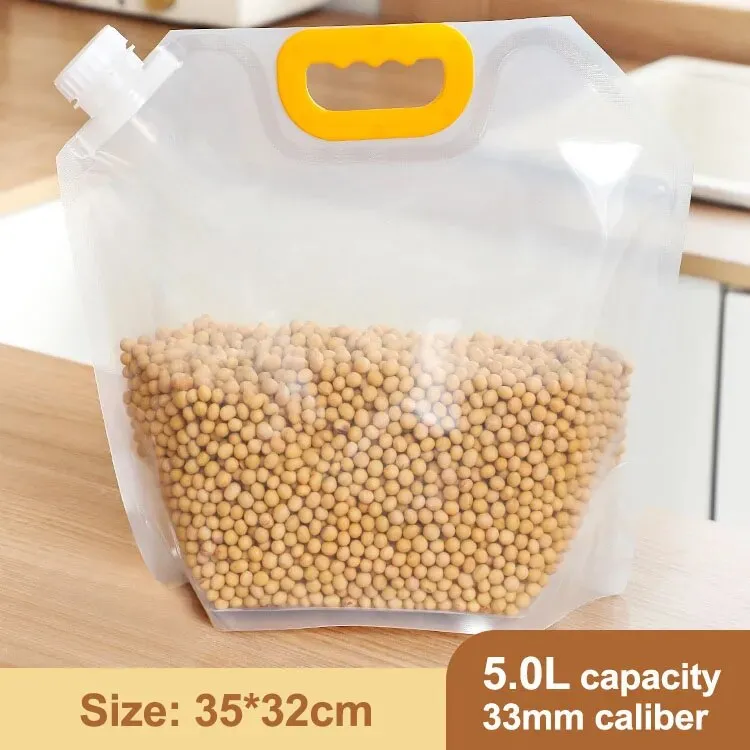 Lot de 5 sacs de conservation alimentaire hermétiques