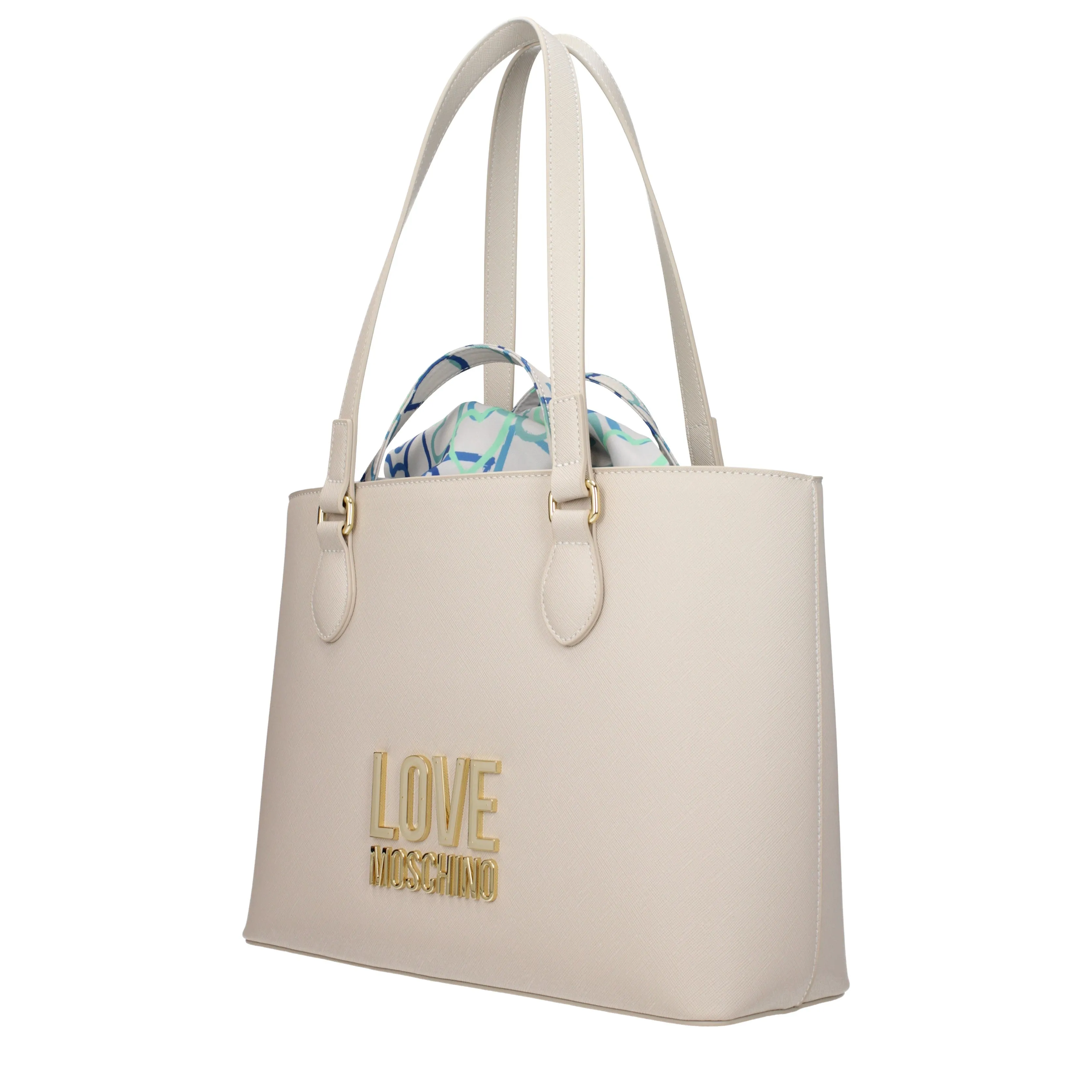 Love Moschino Sacs Sacs Femmes Polyuréthane Beige / Ivory