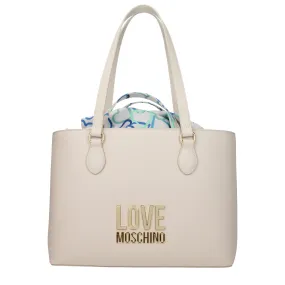 Love Moschino Sacs Sacs Femmes Polyuréthane Beige / Ivory