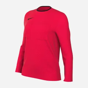 Maillot d'arbitre manches longues Nike Arbitre FFF II Rouge Crimson pour femme