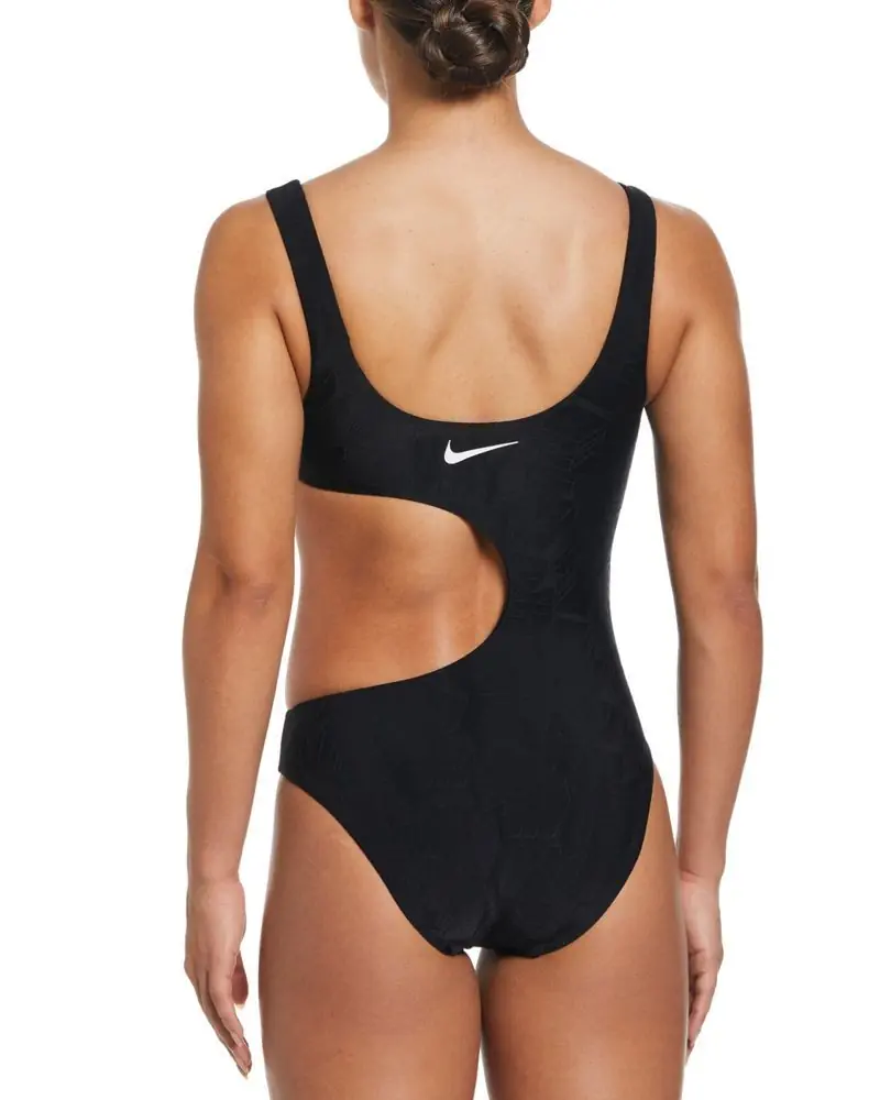 Maillot de bain 1 pièce Nike Swim Noir pour femme