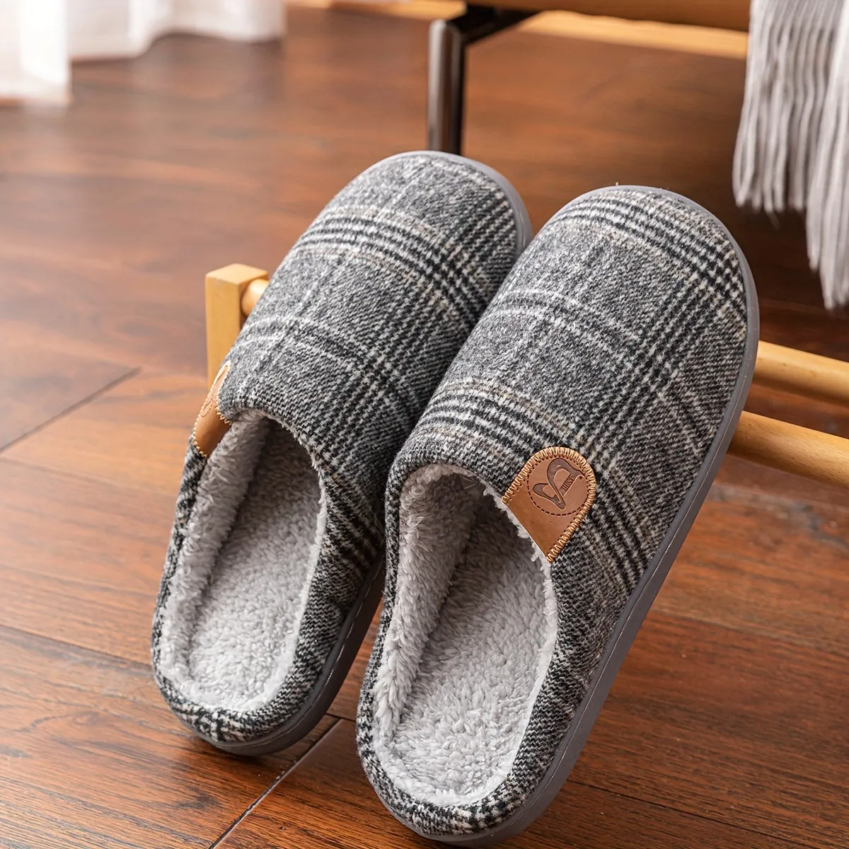 Malric - Chaussons chaleureux pour hommes