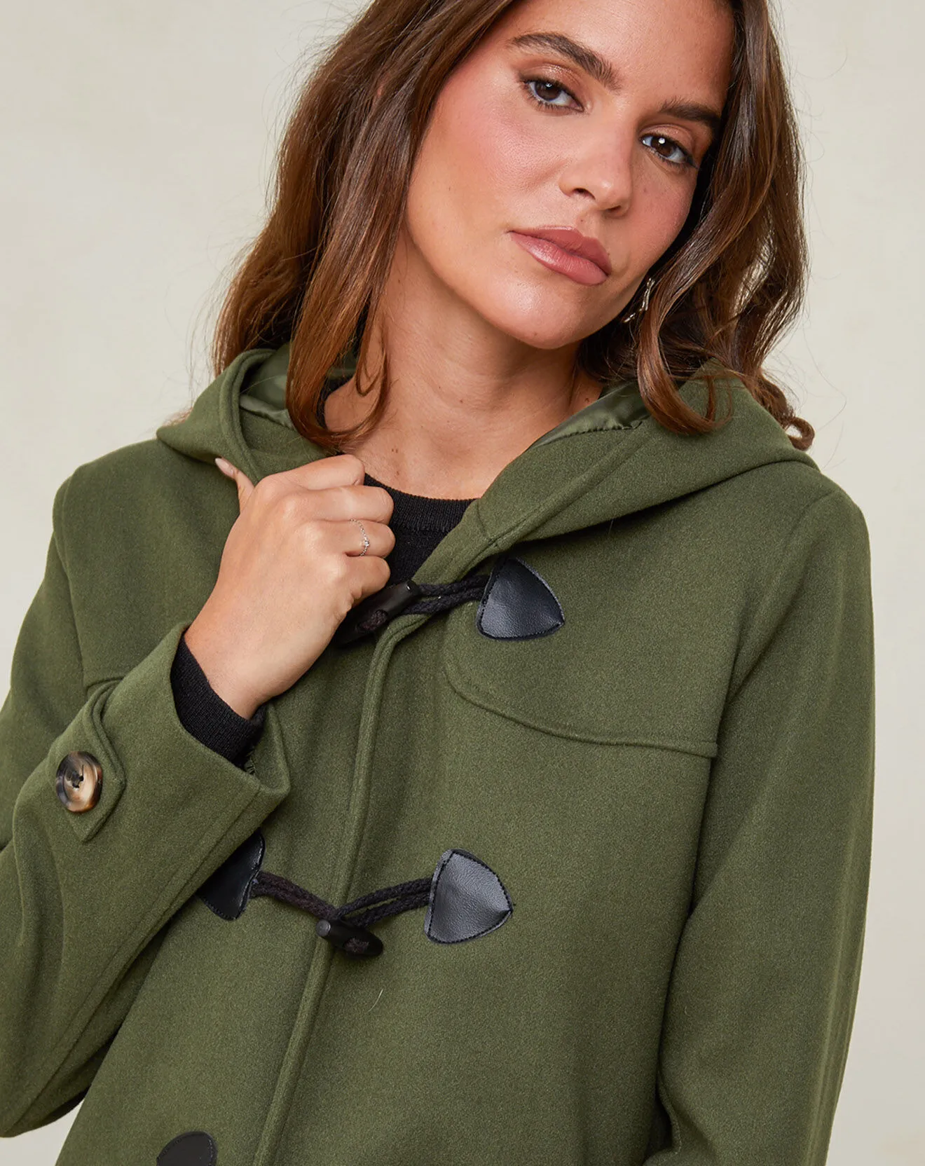 Manteau Capucine kaki