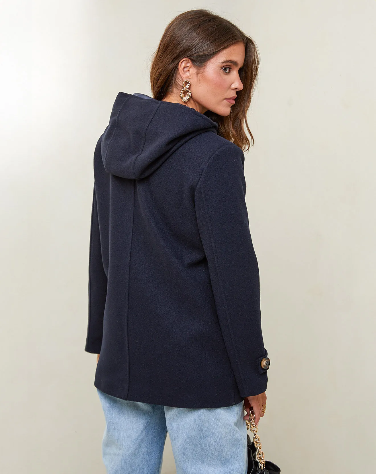 Manteau Capucine marine