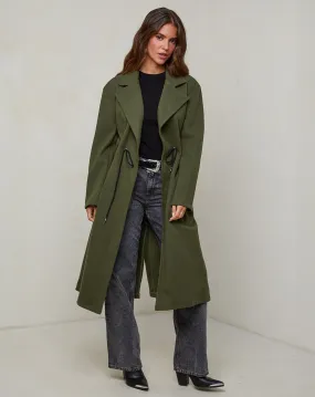 Manteau Célestine kaki