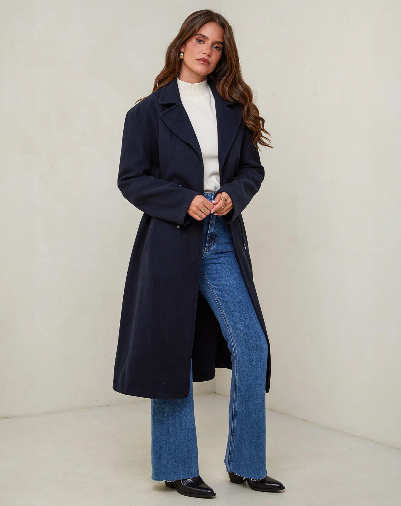 Manteau Célestine marine