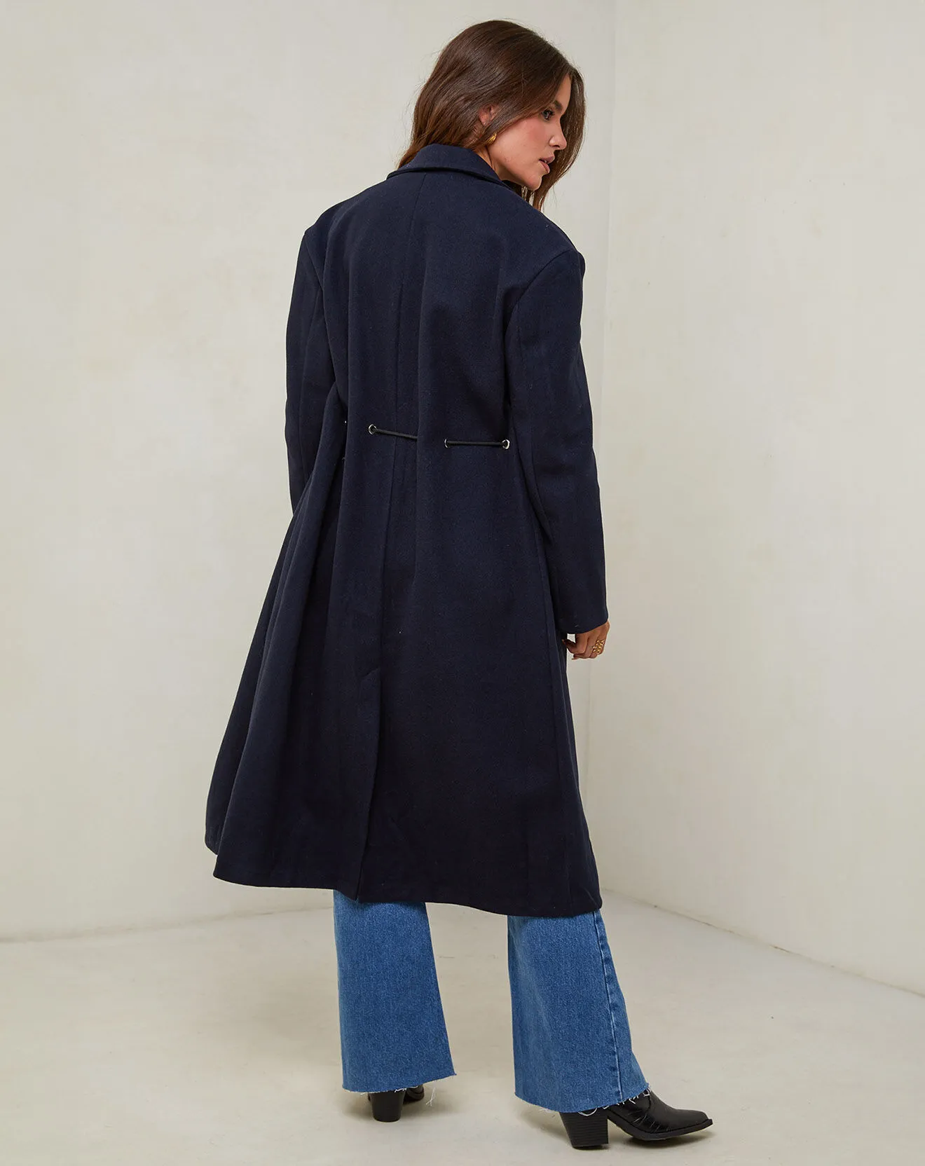 Manteau Célestine marine