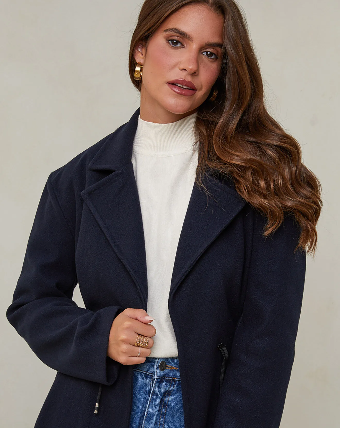 Manteau Célestine marine