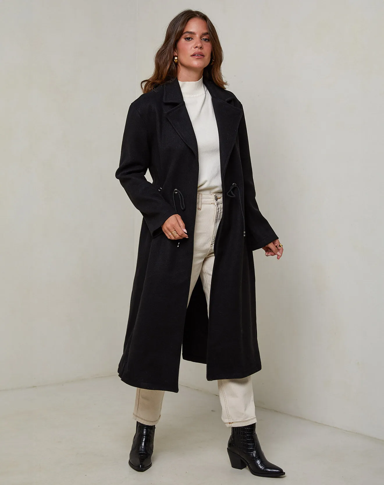 Manteau Célestine noir