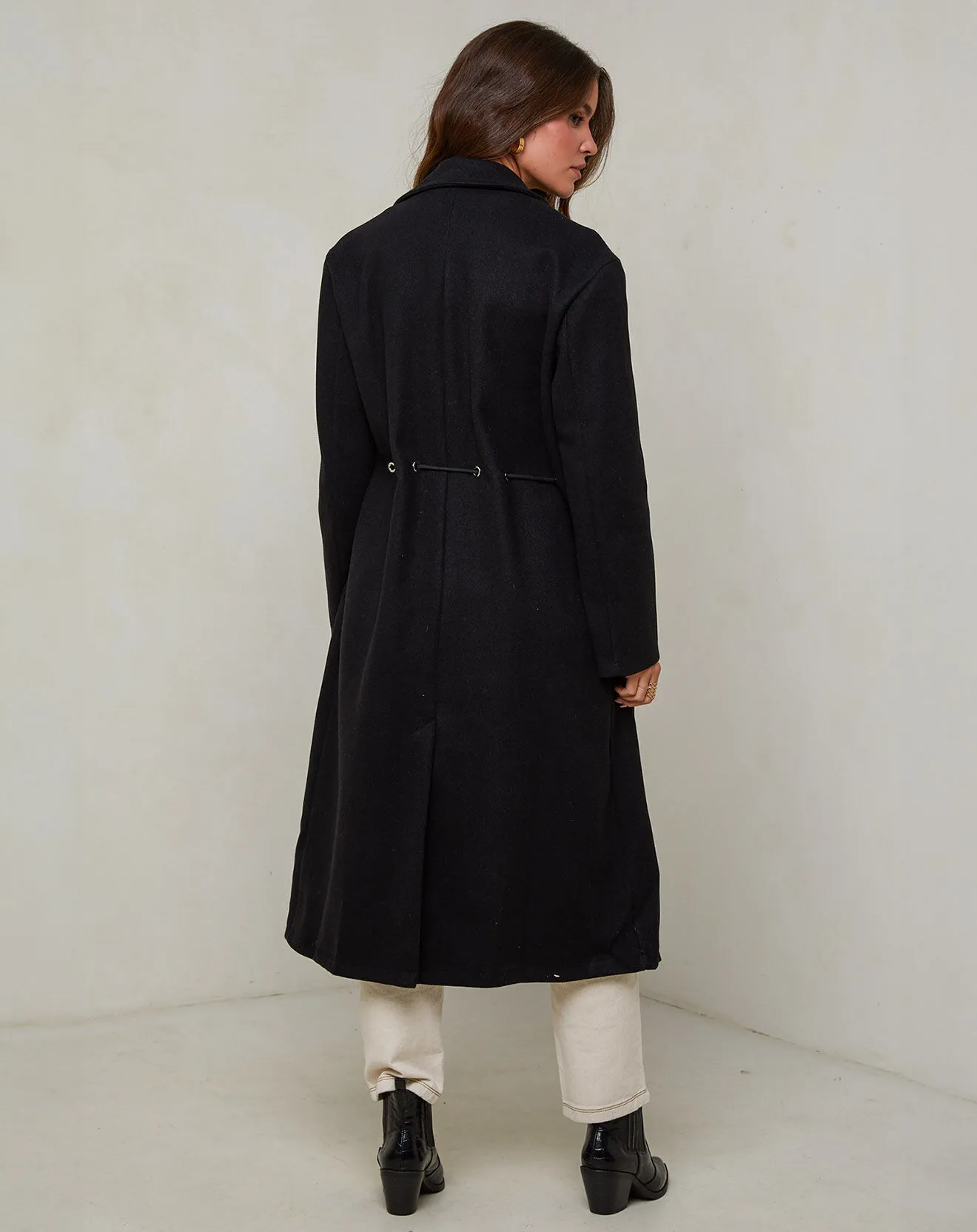 Manteau Célestine noir