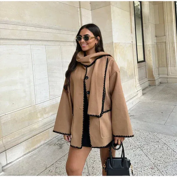 Manteau d'hiver chic pour femmes