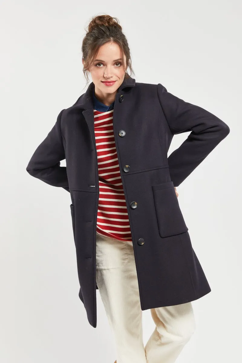 Manteau droit - laine