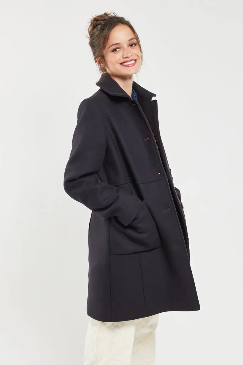 Manteau droit - laine