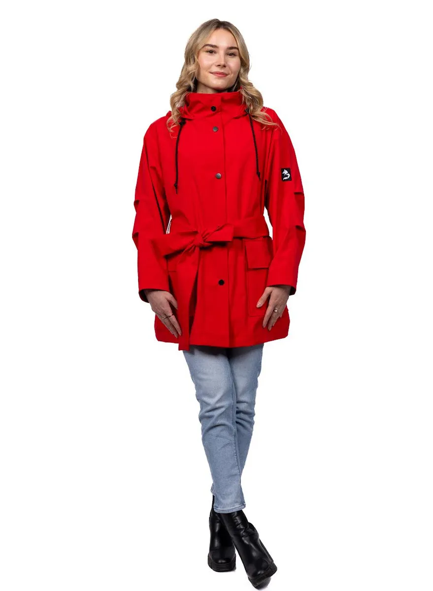 Manteau imperméable urbain | Rouge