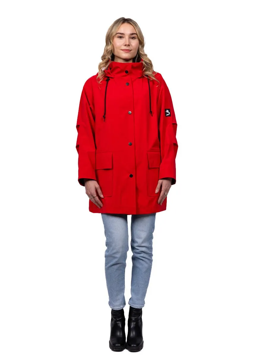 Manteau imperméable urbain | Rouge