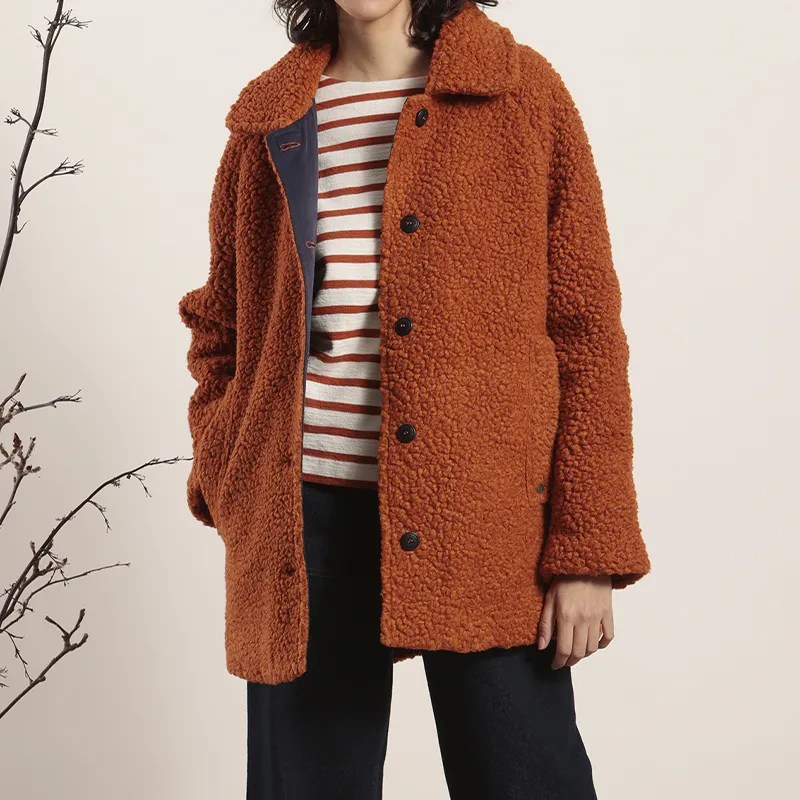 Manteau lainage moutonné MAT DE MISAINE Fisher