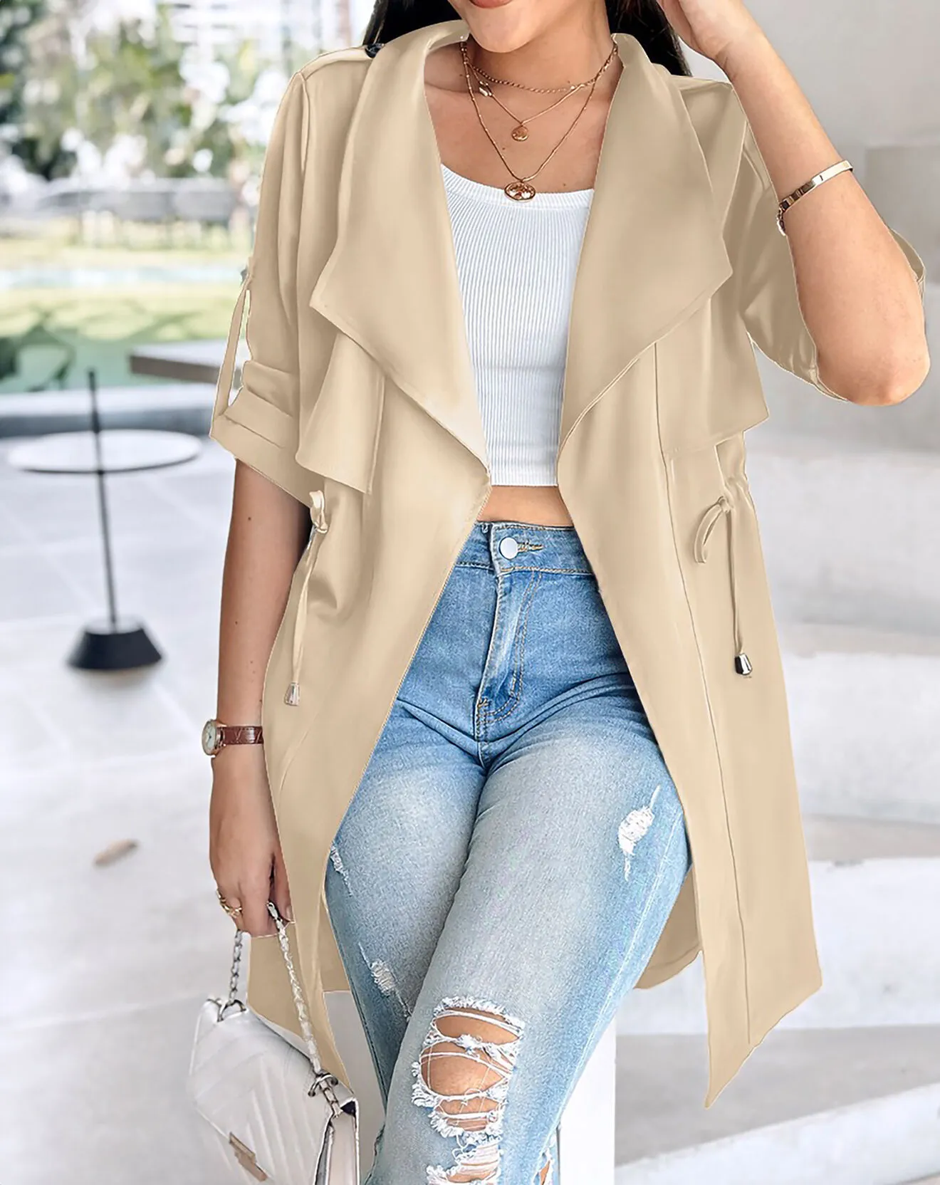 Manteau Lina beige