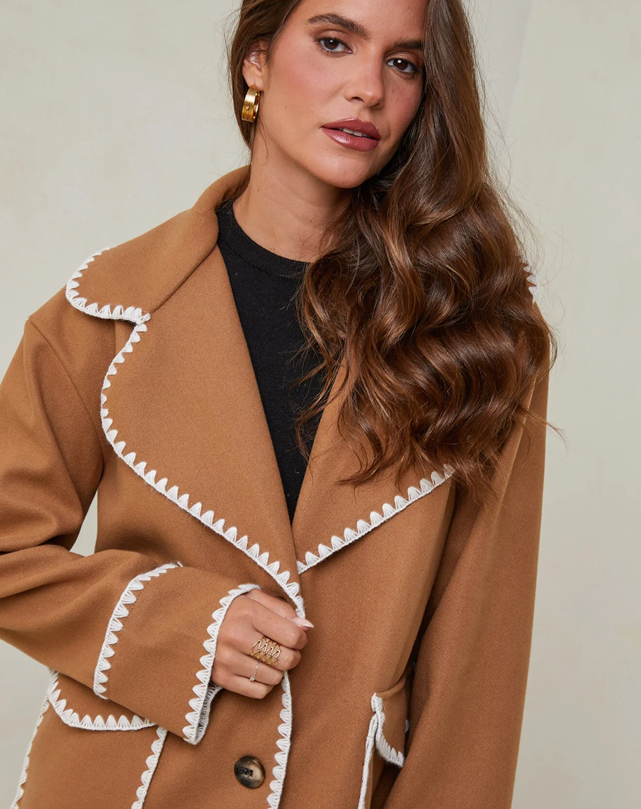 Manteau Zoé camel